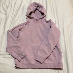 Lululemon All Yours Hoodie Heathered Pink Taupe Size 10